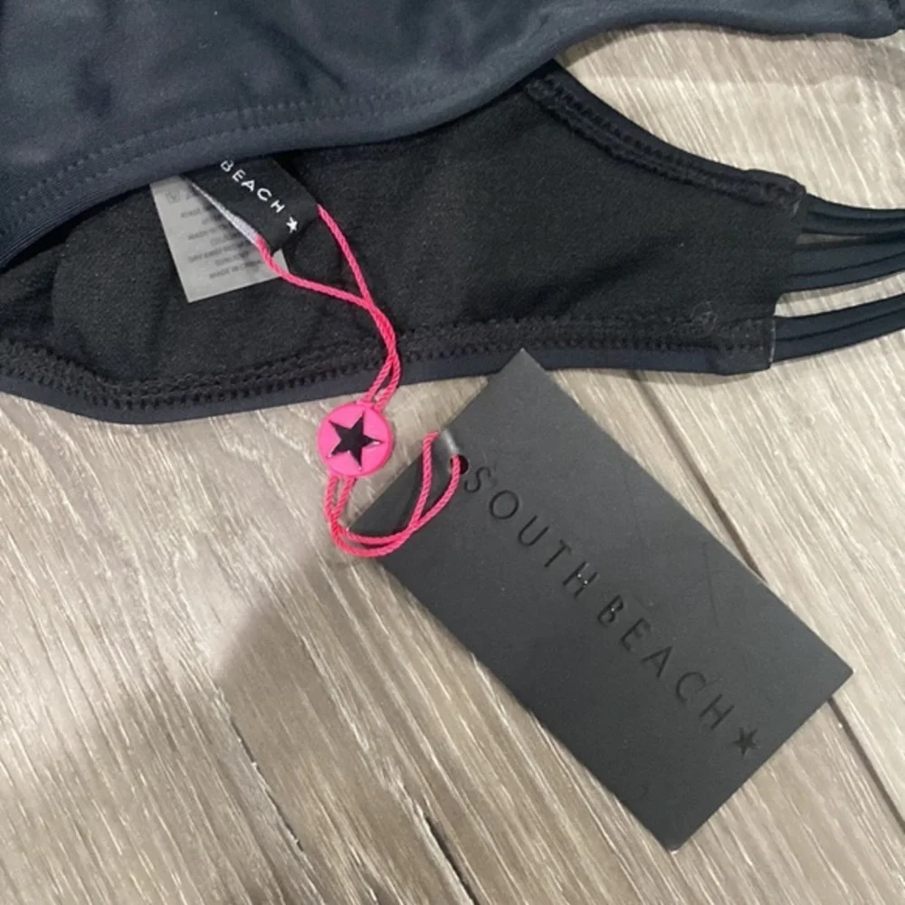 NWT! South Beach‎ Black Bikini Bottom